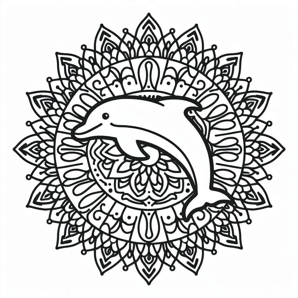 Mandalas Dauphin 7